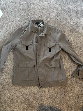 Men's Banana Republic Grey Utility Field Jacket - Casual Workwear